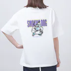 あきらんどのsmoking dog Oversized T-Shirt