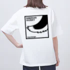 sippodesignのハスキー！しっぽ オーバーサイズTシャツ