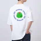 moonsodaのmelting jelly-green オーバーサイズTシャツ