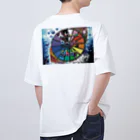 AkironBoy's_Shopのサボテンとサウナの融合 (Fusion of cactns and Sauna) Oversized T-Shirt