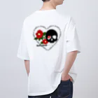 yuki-tsubakiのBetty skull 恋椿 Oversized T-Shirt