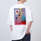 ピンクスキーのお店の女と燃えゆく部屋 Oversized T-Shirt