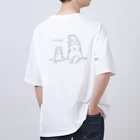 BowWoof Shopの【グレー】親子シェルティ Oversized T-Shirt