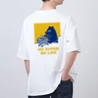 トマトマーケットのNO SUPER,NO LIFE(イエロー) Oversized T-Shirt