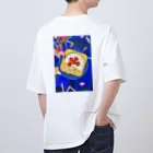 bathroom  special storeのHAPPY FUCKING CAKE Oversized T-Shirt