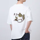 K.momokoのクッキーが焦げちゃった猫ちゃん オーバーサイズTシャツ