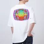 ✨🌈✨ユラクラカン🇯🇵 ✨🌈✨の🌈🌟恋人達の祝杯💕🥂ゴールデンハート🌈🌟 オーバーサイズTシャツ