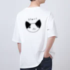 猫とカメラとおかっぱちゃんの猫がいないと生きていけない(日本語ver.) Oversized T-Shirt