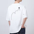 イラスト MONYAAT のバックプリント カップイン ゴルフTシャツ Oversized T-Shirt