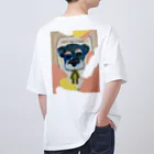 I'm TOPのI'm TOP  シュナウザー犬 Oversized T-Shirt