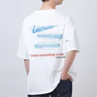 @workout_widaiboの『ポジティブワードＢ』バックプリント Oversized T-Shirt