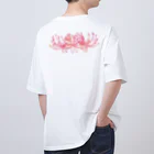 綾錦工房 りこりすの曼珠沙華 【黄昏】 オーバーサイズTシャツ