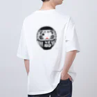 GOMA creativeのダルマの七転「無限」起　ロングスリーブTシャツ Oversized T-Shirt