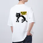 SEVEN-5-Ｇの BLACK  CAT Oversized T-Shirt