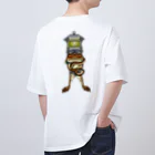 もむのふの爬虫類グッズやさんの天燈鬼・龍燈鬼両面プリント Oversized T-Shirt