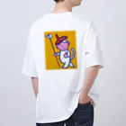 MOCHのおさるタヒコ Oversized T-Shirt