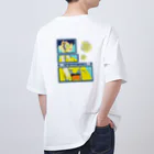 GOODS SHOP【そぞろな小窓】 SUZURI店の[バックプリント]【I'm lovin' it! :D -yuzu-】 Oversized T-Shirt