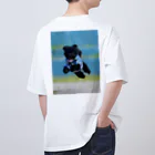 TSUMUGIのあれこれのすっ飛ぶTSUMUGI背景有Ver. Oversized T-Shirt