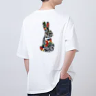 Color Rabbitの南国のうさぎさん オーバーサイズTシャツ