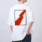 Rail Square の【鉄道標識シリーズ】架線終端標識 Oversized T-Shirt