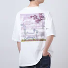 Glitchy Dripのニヤーニヤー Oversized T-Shirt