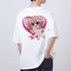 ぷえ店のMOE１ピンク オーバーサイズTシャツ