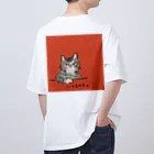 ネコノートショップ（neco-note shop）のつぼみ（WASAO） Oversized T-Shirt