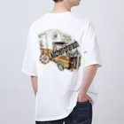 キッチンファラオのキッチンカー風デザイン Oversized T-Shirt