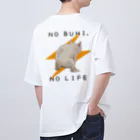 フレンチブルドッグうぱのNO BUHI , NO LIFE オーバーサイズTシャツ