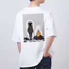 owl's shopのBonfire lit Oversized T-Shirt