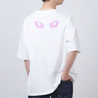 はぬの天使の羽（濃いピンク） オーバーサイズTシャツ