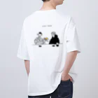 Bar WhimsyのWhimsy ロゴ(乾杯) Ｔシャツ 枠なし Oversized T-Shirt