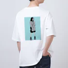 makaroni7の短パン女子 Oversized T-Shirt