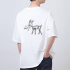 鹿骨-SHIKACOTTSU-の鹿骨　SHIKACOTTSU オーバーサイズTシャツ