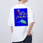 Studio 134のDEEP DOWN_venus(青) オーバーサイズTシャツ