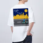 ToFu Creative Studioの夜の街 Oversized T-Shirt