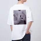 猫のきぬくんのお店のきぬくん オーバーサイズTシャツ