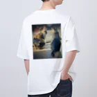 hi0922beのwe fight but we get along Oversized T-Shirt