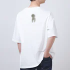 トイプードルのかわいい水彩画の水彩画トイプードルひとりだち オーバーサイズTシャツ