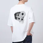 seventyのフラワーガールTシャツ Oversized T-Shirt