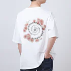 COCONUTchanのカタカムナ渦巻き第5首第6首お花デザイン Oversized T-Shirt