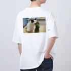 紙子のニニコとパイナップル Oversized T-Shirt