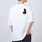 gatto solitario(物寂しげな猫)の黒猫 Oversized T-Shirt