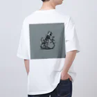 一言のneko 　服　No.1 オーバーサイズTシャツ