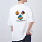 aokitaの【BLUE NORTH】ボルダーアイ2 オーバーサイズTシャツ