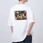 tmy_fのパンダそうめん Oversized T-Shirt