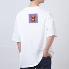 たるほのお店のかわいいトイプードルのピクセルアート Oversized T-Shirt