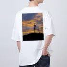 life photo goods shopの夕焼け Oversized T-Shirt