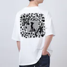 &AIのピクセルアートダルメシアン 5 オーバーサイズTシャツ
