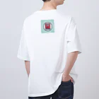 豊風本舗の手帳とヘルプマークのピクトグラム Oversized T-Shirt